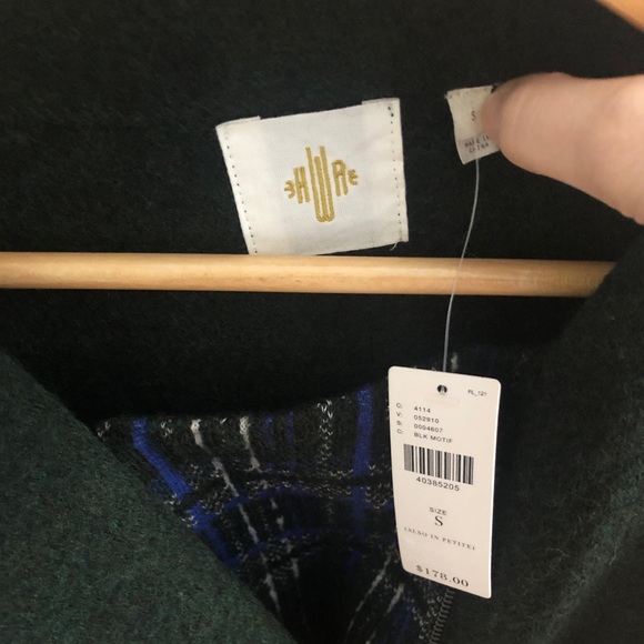 NWT Anthro HWR Leila Peplum Wool Jacket (Size S) - Picture 3 of 4